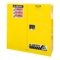Justrite FM Approved Flammables Safety Cabinet Self Closing 1118mm H 8930201