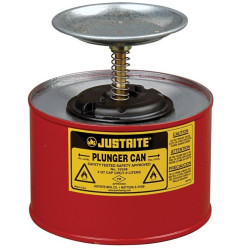 2 Litre Plunger Can for dispensing flammable liquids - Justrite 10208