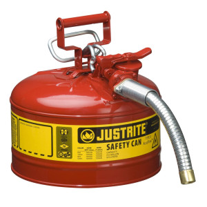 Flammable Liquid Safety Can - Justrite Type 2 - 9.5  litre -7225130Z