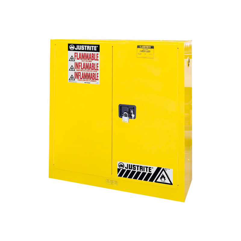 Justrite FM Approved Flammables Safety Cabinet Manual Closing 1118mm H 8930001