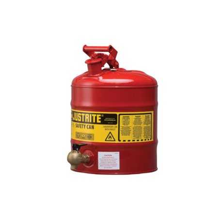 Justrite Laboratory Safety Can 19 litre with rigid tap 08540 -7150140 